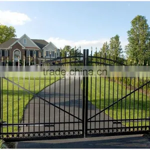Aluminum/ Fashion Style Main Steel Gate Design,model of Gate and Iron Fence thumbnail-1