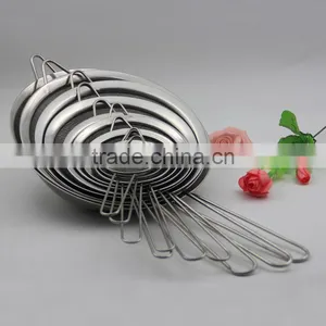 Stainless Steel Fine Tea Mesh Strainer Colander Sieve With Handle for Kitchen Food Rice Vegetable,set of 3 thumbnail-1