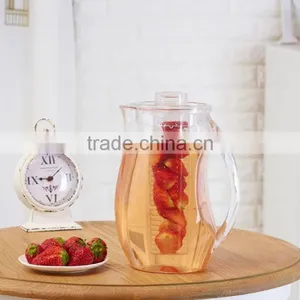 Creative Heat Cold Kettle High Bulk Acrylic Cold Water Bottles to Store Fruit Chinese Herbs Tea Kettle thumbnail-6