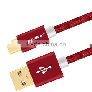VOXLINK Fast Charging 5v 1a Gold Plated 1m Crocodile USB Typc c Charger Cable for Macbook thumbnail-5