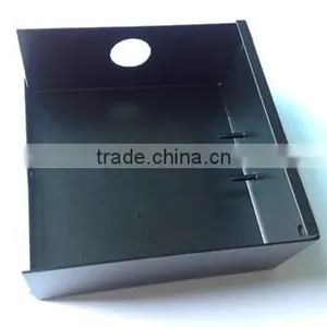 High Quality Black Powder Coated Sheet Metal Fabrication Part in Cixi thumbnail-1