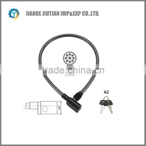 Steel Cable Lock Bicycle/Motorcycle Lock With High Quality thumbnail-1