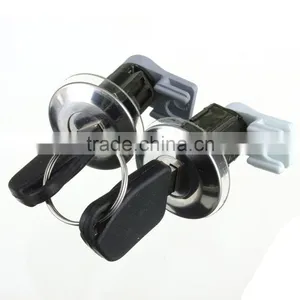 Pair Front Door Lock Barrels Set With Keys For Peugeot 106 Mk2 205 405 thumbnail-2