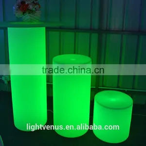Garden Lighting Cylindrical Lamp Rechargeable Color Changing Remote Control Led Pillar Column Light thumbnail-4