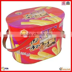 With 2 Lids Lollipop Oval Gift Metal Box thumbnail-3