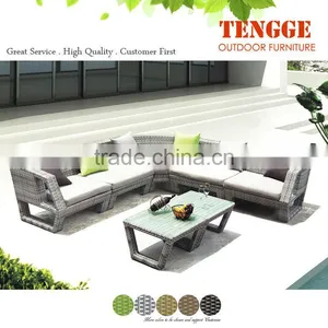 Sofia Garden Patio Furniture Rattan Sofa thumbnail-1