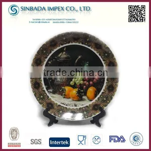 2015 Unique Design Ceramic Dry Party Fruit Plates for Dercration, Custom Ceramic Plates thumbnail-1