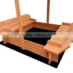 Kids Sandbox With Canopy and Two Bench Seats thumbnail-5