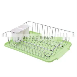 Metal Wire Rack Kitchen Organizer Basket With Tray thumbnail-1