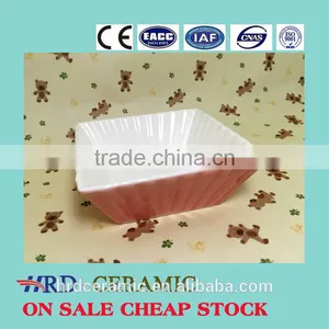 Stocked New Style Restaurant Square Ceramic Plates Dishes / Salad Bowl thumbnail-1
