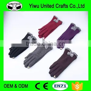 Women Winter Gloves 2016 Female PhoneTouch Screen Outdoor Wrist Mittens thumbnail-1