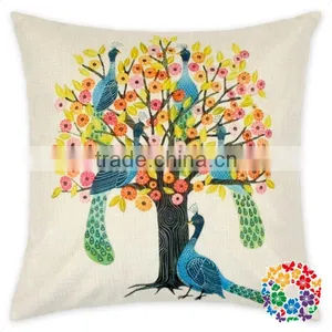 Decorative Pillowcase Cotton Linen Home Cushion Cover Throw Sofa Bed Car Pillows thumbnail-1