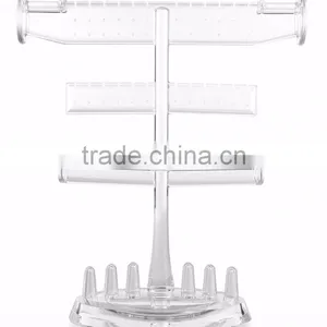 Wholesale Transparent Acrylic Ring Display Stand thumbnail-3