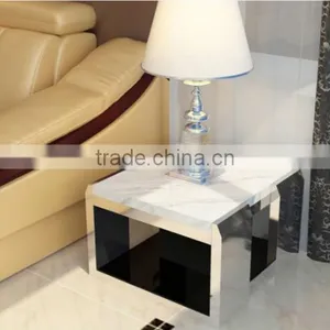 C8025 Modern Bedside End Table Stainless Steel Side Table thumbnail-2