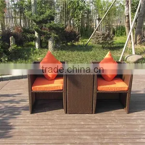 2015 3 Pics Romantic Anti-UV Outdoor Rattan Club Bar Set Furniture thumbnail-2