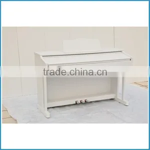 White Color 128 Notes Polyphony 88 Key Digital Piano With Hammer Action Keyboard thumbnail-2