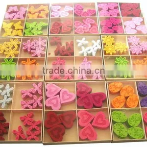 Hot High Quality Eco Friendly New Products Promotional Gift Cute Felt Scrapbooking China Wholesale Ornaments on Express thumbnail-1