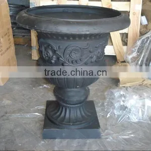 Cast Iron Flower Pot, Garden Flower Pot, Decorative Flower Pot thumbnail-1