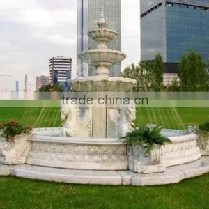 Large Garden Stone Decoration Marble Water Fountain for Sale thumbnail-1