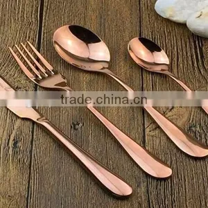 High Quality Ss304 Kitchen Tableware Set, 18/8 Cutlery , Stainless Steel Silver Coated Spoon & Forks thumbnail-1