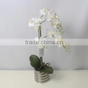 Realtouch Orchid Artificial Flower Arragements With Flowers Pots thumbnail-2