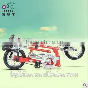 12 Inch Fashion Mini Folding Bicycle thumbnail-2