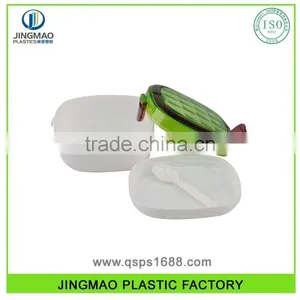 Round Shape Home Using OEM Plastic Lunch Box With Lock thumbnail-3