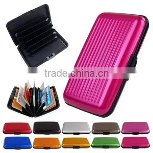 Aluminum RFID Blocking Credit Card Holder Case Aluminum Wallet thumbnail-3