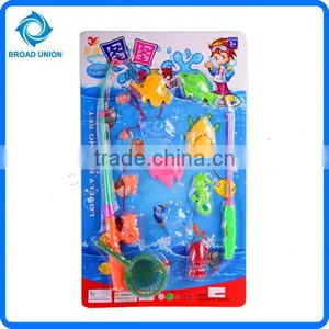 8PC Hot Sale Kids Magnet Toys Electric Fishing Game thumbnail-1