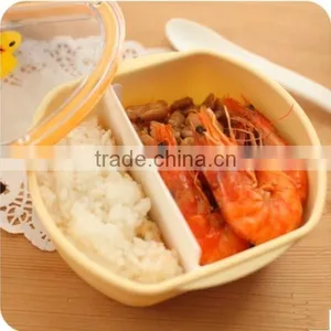 New Kawaii Cute Small Lunch Box, "Bento" Plastic 2pcs Set,CUSTOM Hot New Product for 2015 Made in China thumbnail-1