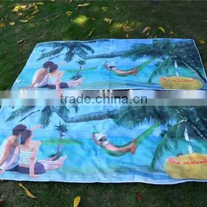 Microfibre Custom Print Printed Beach Towel thumbnail-1