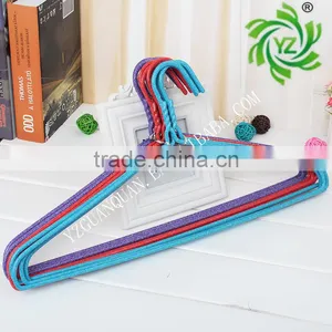A568 2017 High Quality Clothes Hanger/metal Pvc Coated Laundry Hangerr/Metal PVC Hanger With Curved Shape thumbnail-4