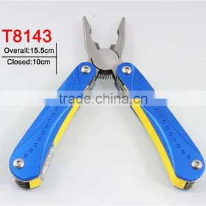 2014 Mini Small Folding Clip Multi Plier Tools T8143 thumbnail-1