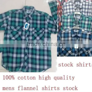 Cotton Flannel Shirts - Mixed Sizes + Pattens - CLEARANCE STOCK Cheap Flannel Shirts Men thumbnail-1