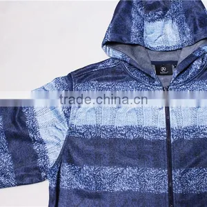 High Quality Style 100% Polyester Hoodie Printing Men Softshell Jacket thumbnail-5