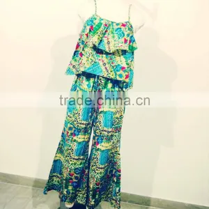 COMBO SET OF CROP TOP AND PALAZZO TROUSER thumbnail-2