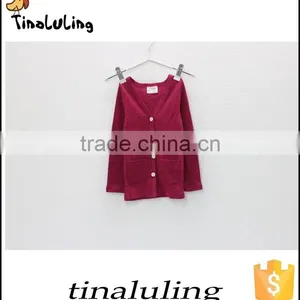 New Arrival Boys Cashmere Sweater Children Cardigans in Plain Colors thumbnail-5