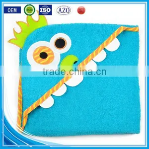 Cuddle Plush Snuggle Custom Cotton Terry Applique Animal Baby Swaddle Blanket Wholesales thumbnail-6