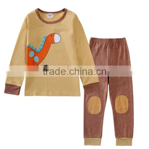 S16061A Children Sleepwear With Smart Animals Cartoon Girl's Sleepwear thumbnail-2