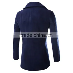 Hot Sale Good Quality Cheaper Price Boy Youth Style International Fan Woolen Long Men Winter Coat thumbnail-4