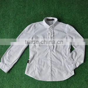 100% Cotton Girls White Slim School Uniform T Shirt thumbnail-1