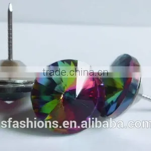 Fashion Diamond Sofa Button With Pin Base thumbnail-1