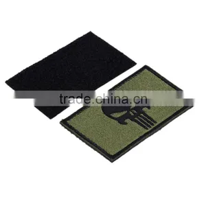 Punisher Skulls Rectangle Embroidery Trim Tactical Patch Armbands Shoulder Badg 2015 Fashion thumbnail-2