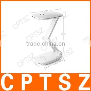 Fashion Charging Treasure Can be Folded LED Desk Lamp White Light 21 LED Table Lamp Multifunctional USB Charging Mobile Power thumbnail-3