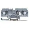 Gray 3P Spring Cage Terminal Block SP206 With 24 - 12 AWG thumbnail-1