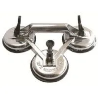 Aluminum Alloy Polishing Triple Suction Cup Lifter thumbnail-1