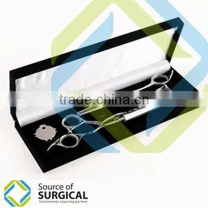 New Branded Quality Japanese Steel Professional Razor Edge Barber Teeth Thinning Scissor/Shear 6" Set in Box Kit thumbnail-1