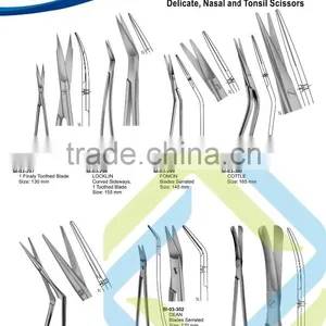 26 Delicate Nasal and Tonsil Scissors thumbnail-1