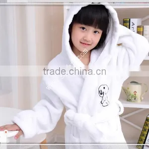 100% Cotton Child's Hooded Terry Cloth Bathrobe thumbnail-1