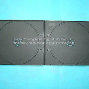 7mm short double black dvd case without design